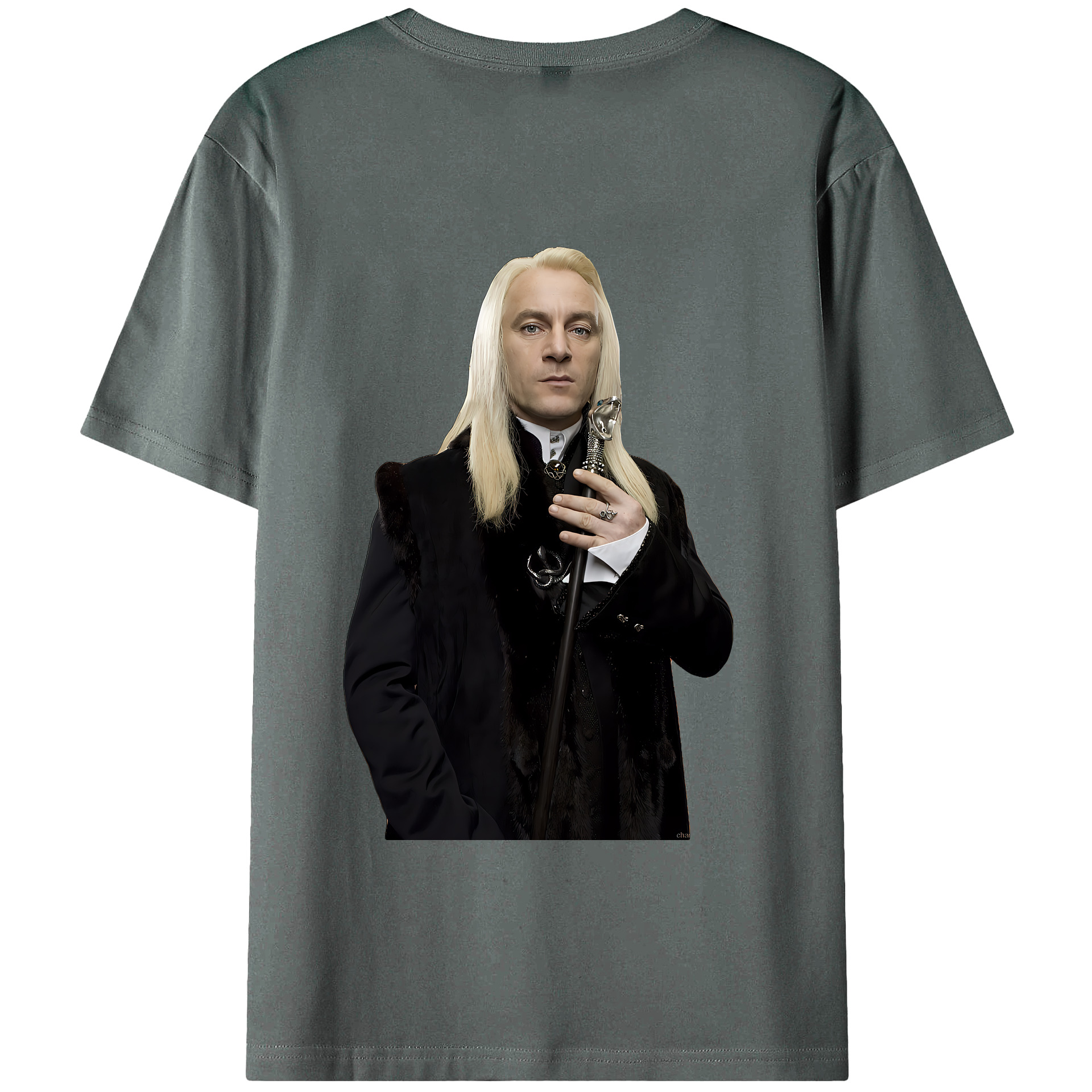 （画像用） Harry Potter ハリー・ポッターシリーズ 綿100％ メンズ半袖Tシャツ（バックプリント） 通気性